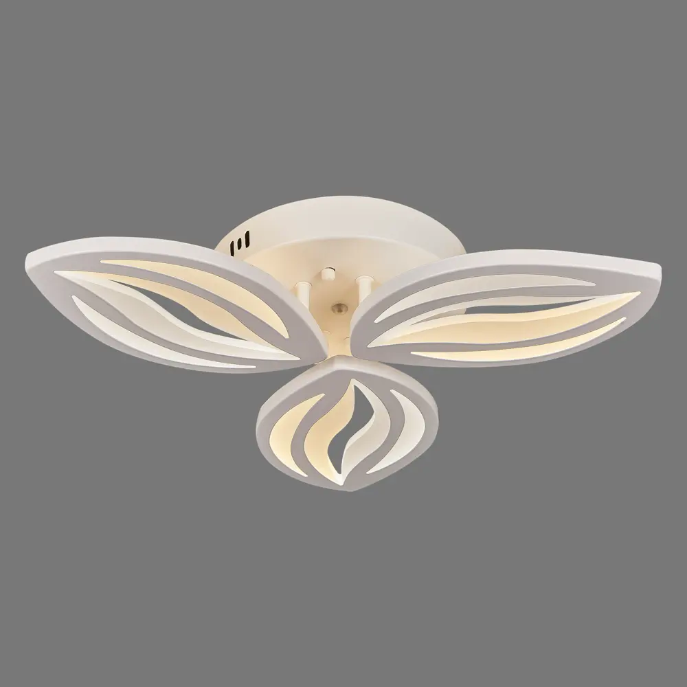 Люстра потолочная светодиодная Escada 10221/3LED 47W с пультом управления, 13 м², регулируемый белый свет, цвет белый STLM-2115191 - Вид №2