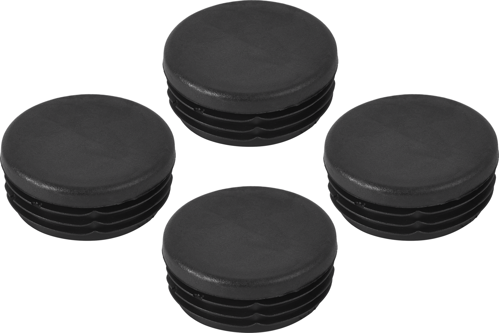 86492159 Заглушка универсальная ø42 мм полипропилен черный, 4 шт. STLM-0069401 Santreyd  - Вид №2