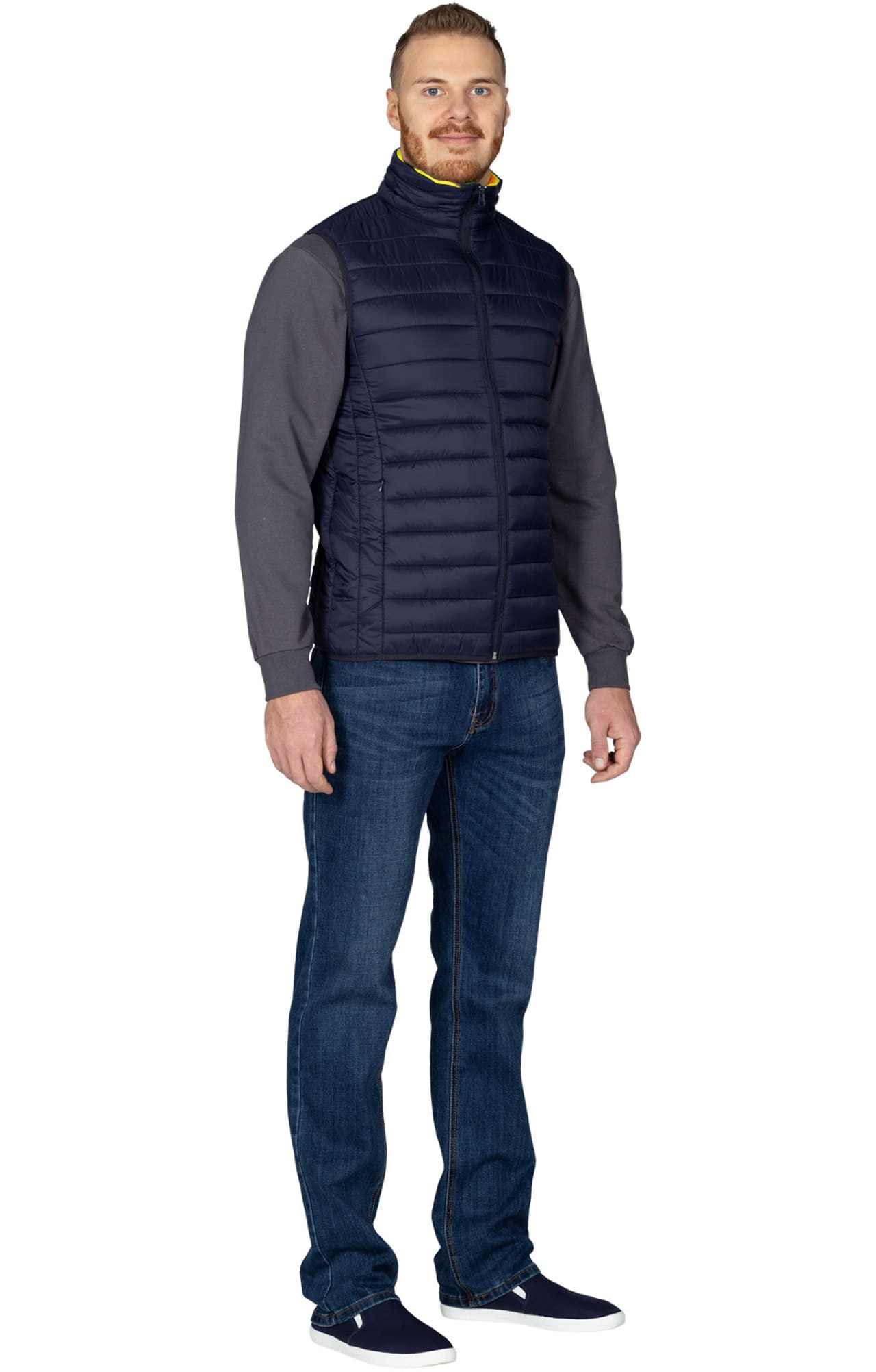 69674 Жилет стеганый  black El-Risto  Демисезонная одежда размер XXXL (108)  - Вид №5