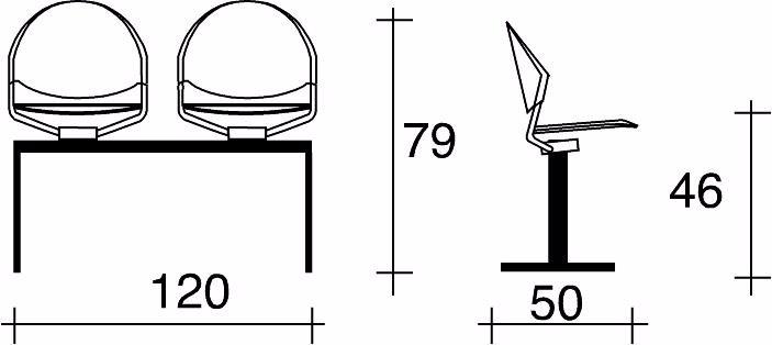 TALIN Сиденье на балке перекрытия из полипропилена Delfi sun-id-1380810 - Вид №6