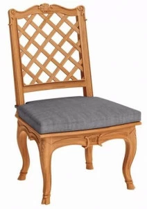 ASTELLO Садовый стул из тика Fleur de lys