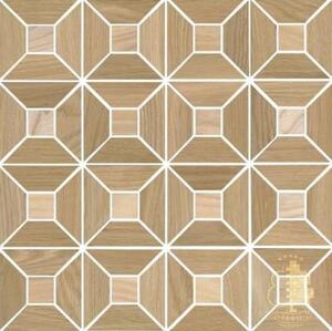 Мозаика и 3D панели из дерева Tarsi Квартал 2d611 Дуб Селект (Гладкая) 331х331 мм.