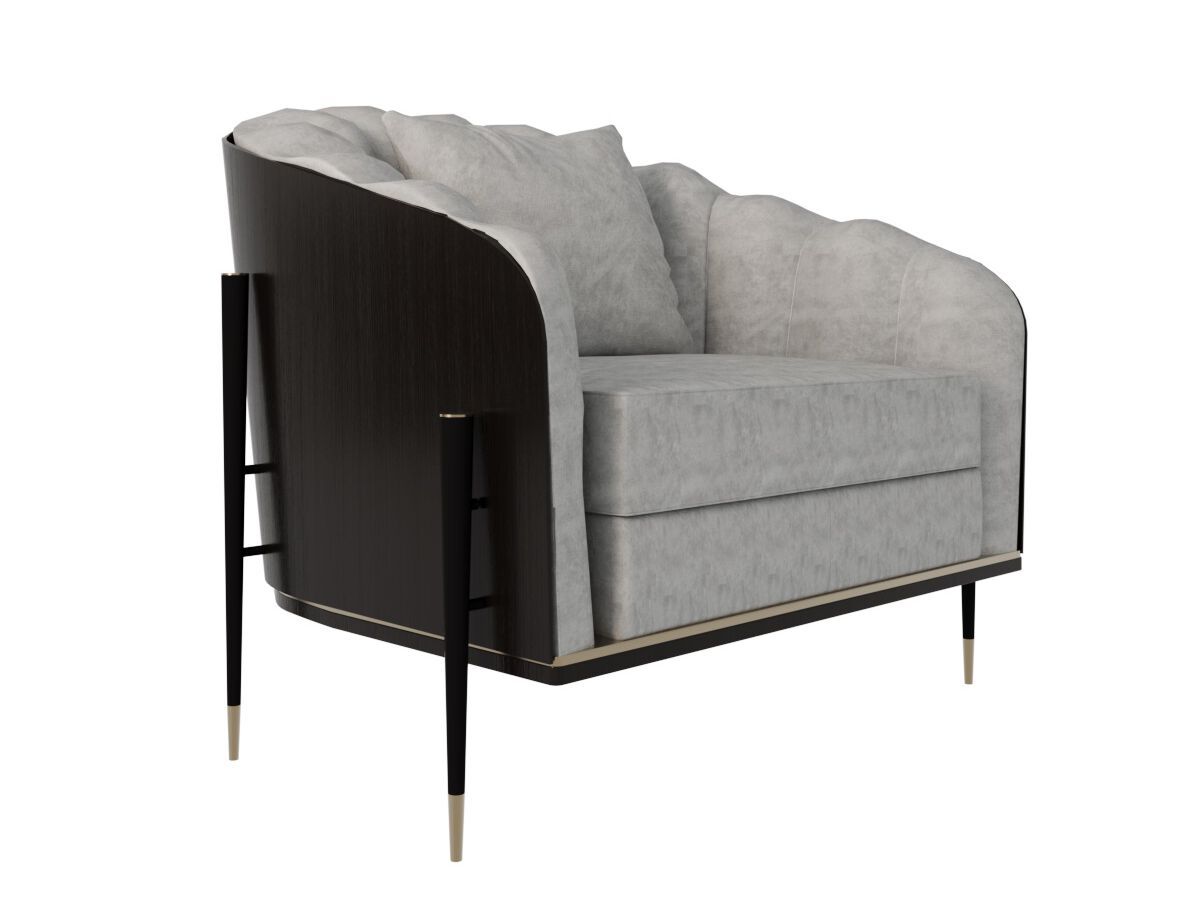 Тканевое кресло с подлокотниками HUGUES CHEVALIER Gatsby ARCH-00034382 - Вид №1