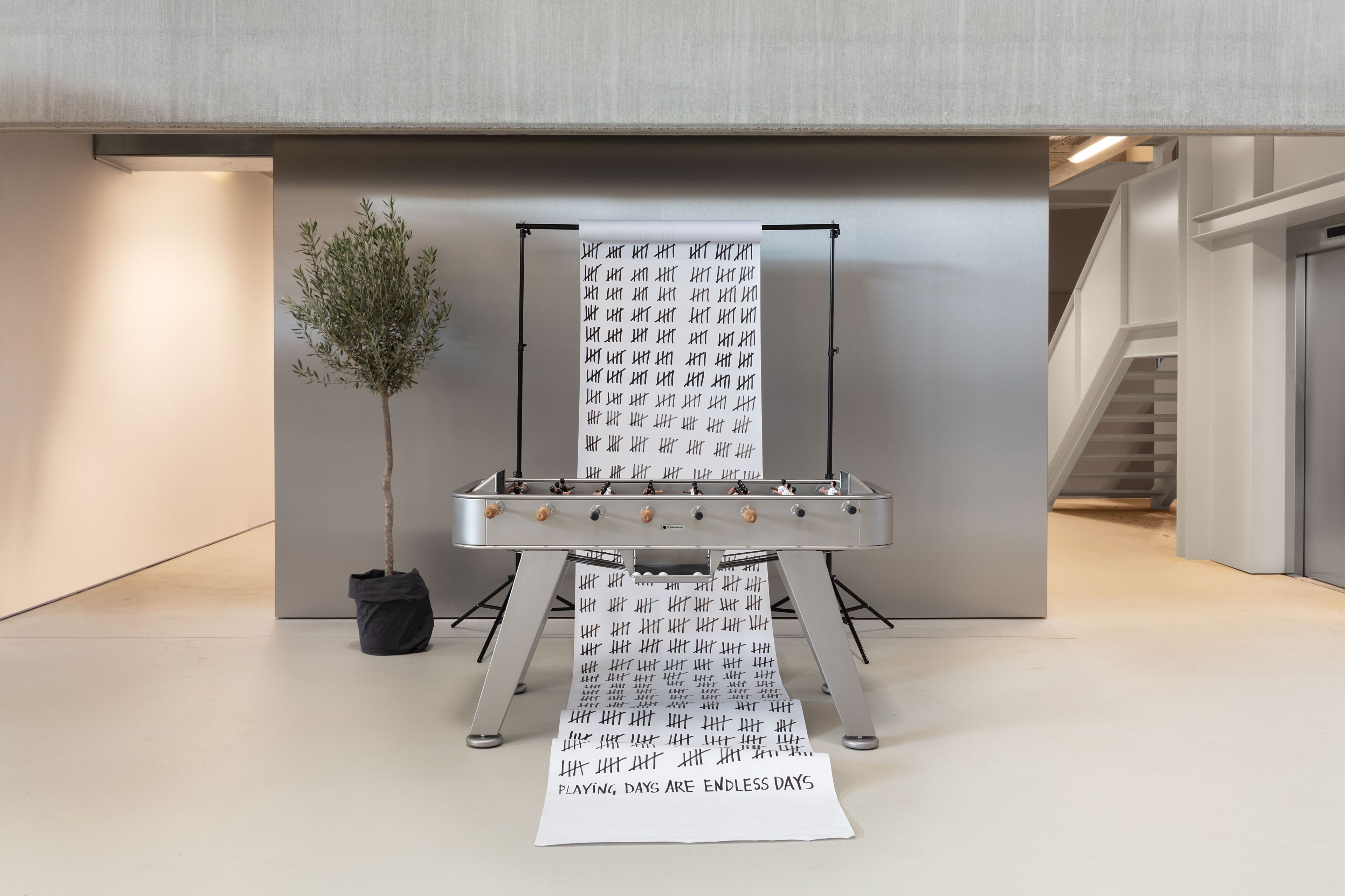 Нержавеющая сталь Calciobalilla для внутреннего и наружного применения RS Barcelona RS2 OUTDOOR FOOTBALL TABLE ARCH-00142407 - Вид №4