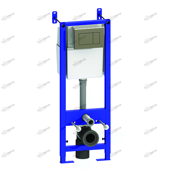 Инсталляция Уклад СИ 01.04.54.00.1  кнопка хром 101916