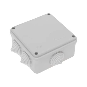 Распределительная коробка открытая Rexant 28-3058 100x100x50 мм 6 вводов IP44 цвет серый