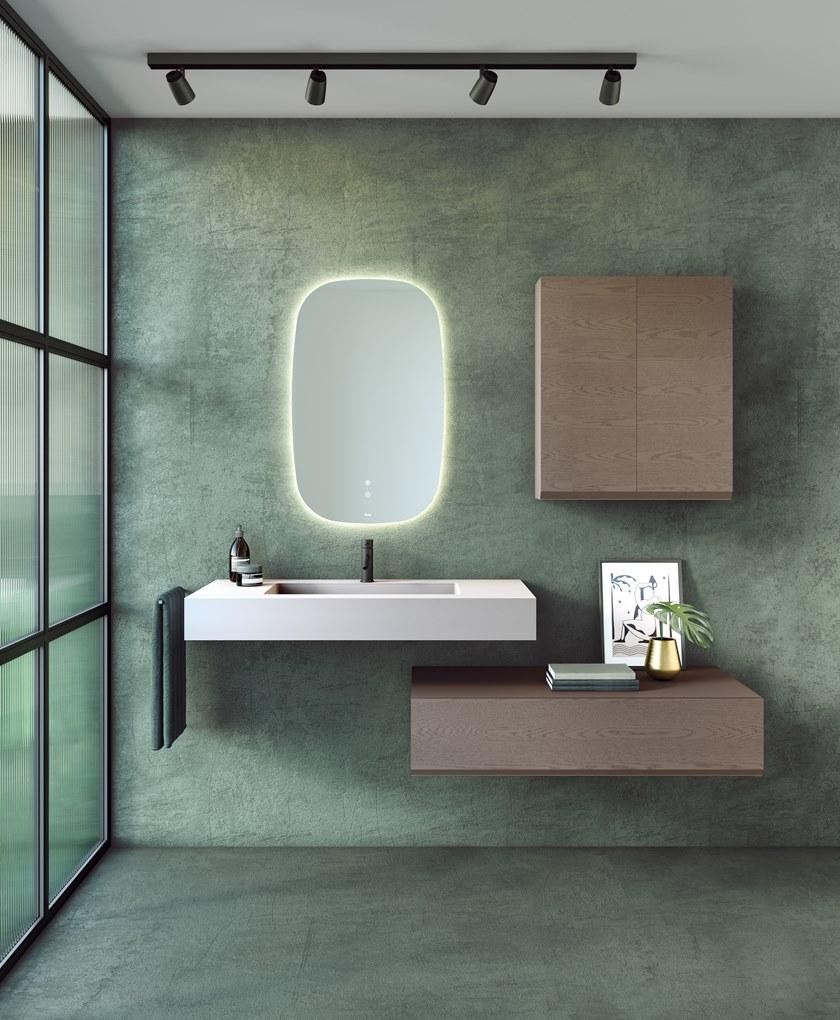 Fiora Настенная тумба под умывальник из полиуретана с ящиками Making sun-id-1515711 - Вид №25