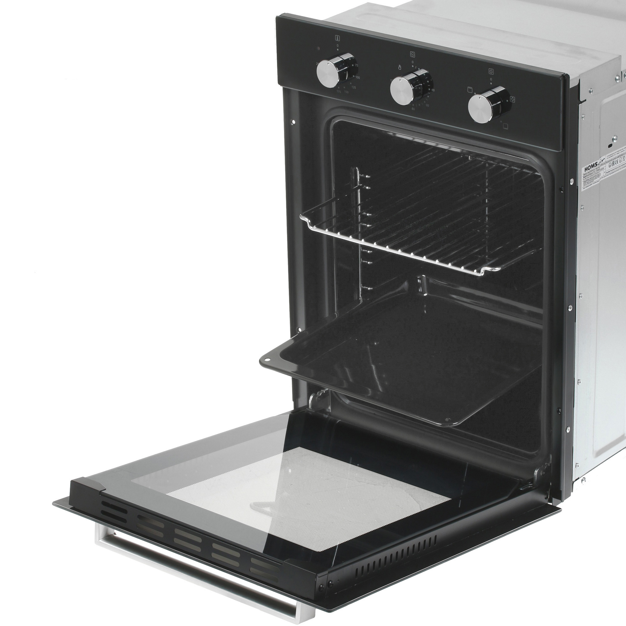8160934 Электрический духовой шкаф HOMSair OES456BK черный STDN-0093175 - Вид №5