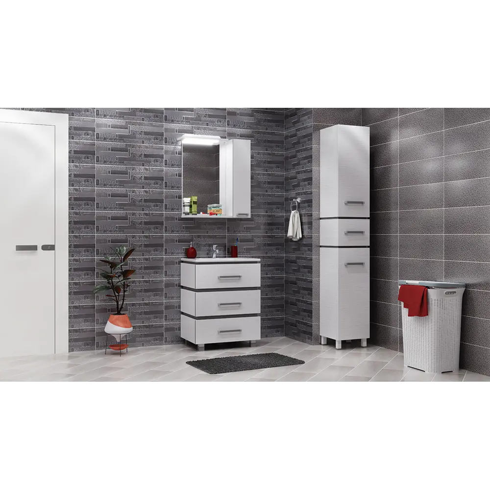 Керамогранит «Денвер» 15х60 см 1.36м2 цвет серый 18339491 STLM-2000741 PiezaROSA  - Вид №2