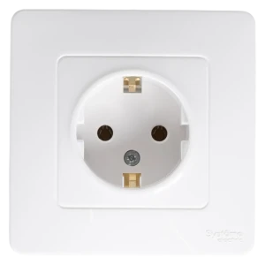 Розетка встраиваемая Systeme Electric Blanca с заземлением без шторок 16 А цвет белый 84500228 STLM-2148825