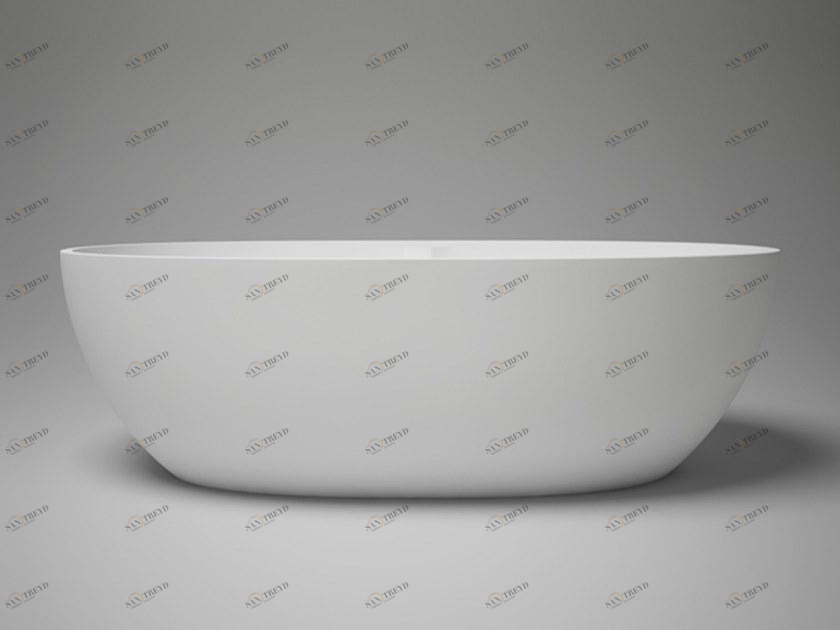 Blu Bathworks® Отдельностоящая овальная ванна цвета blue ∙ stone ™ Azure Bt0304n17