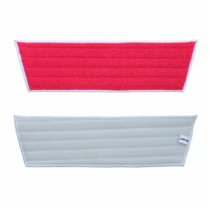 SEP340 Швабра из микрофибры ECONOMY красная 45/40 см с липучкой для рамы HFF301 Merida