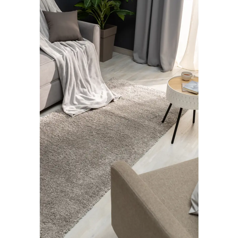 Ковер полипропилен Шагги Тренд L001 100x200 см цвет серый MERINOS STLM-2054060 - Вид №4