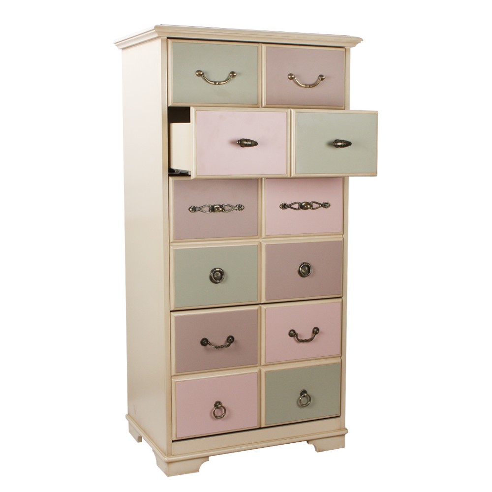 11536 Комод Пандора 5 Айвори Акварель BOGACHO 4627139505266 - Вид №3