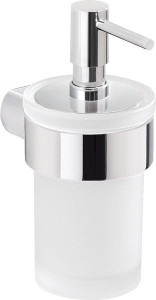 PI81(13) Gedy G-Pirenei, настенный стеклянный дозатор, цвет хром