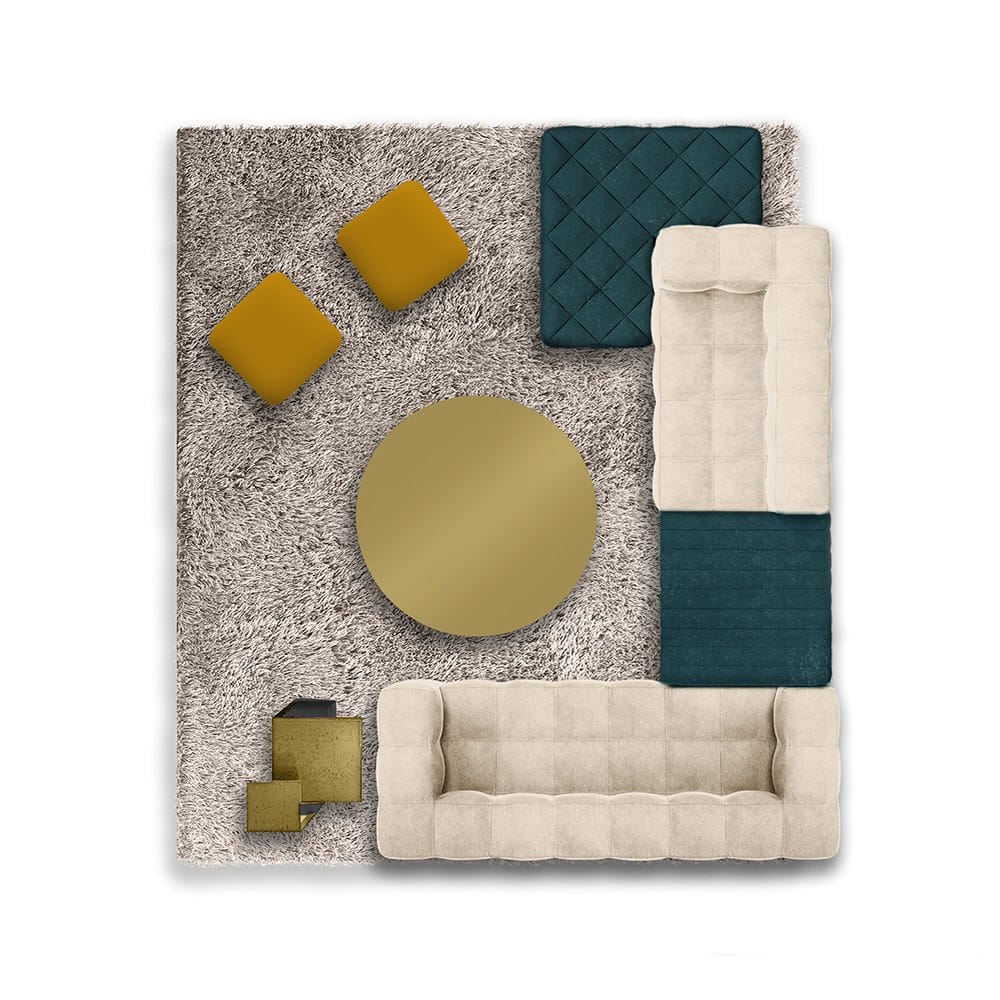 Угловой диван из ткани Formitalia Mayor ARCH-00126624 - Вид №2