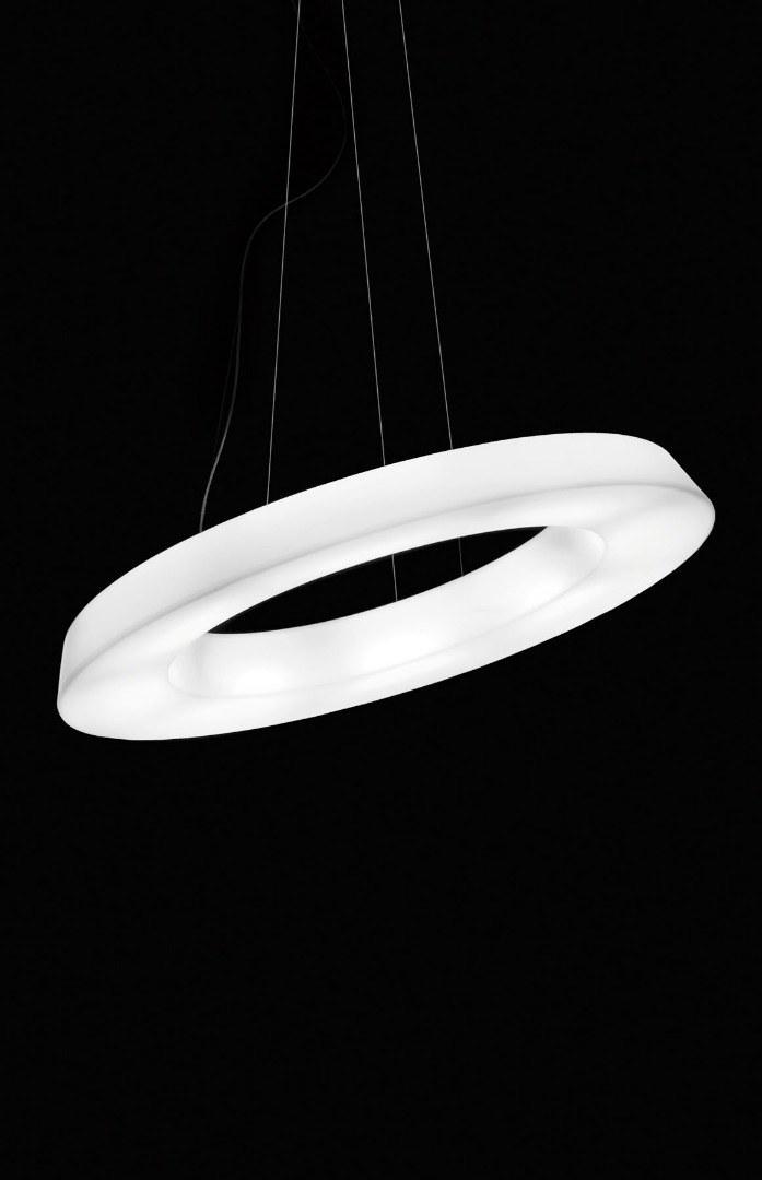 Martinelli Luce Светодиодный подвесной светильник из полиэтилена с диммером Circular pol 2057 - Вид №6