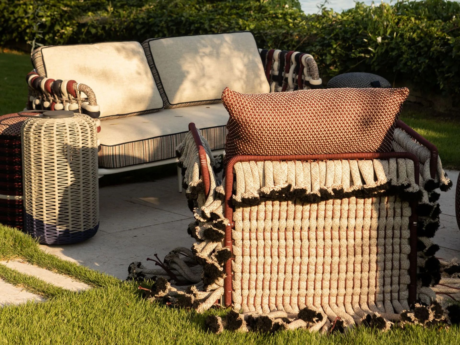 Алюминиевое уличное кресло с плетением Nodo Italia Antonio Marras + Nodo Italia ARCH-00088609 - Вид №14