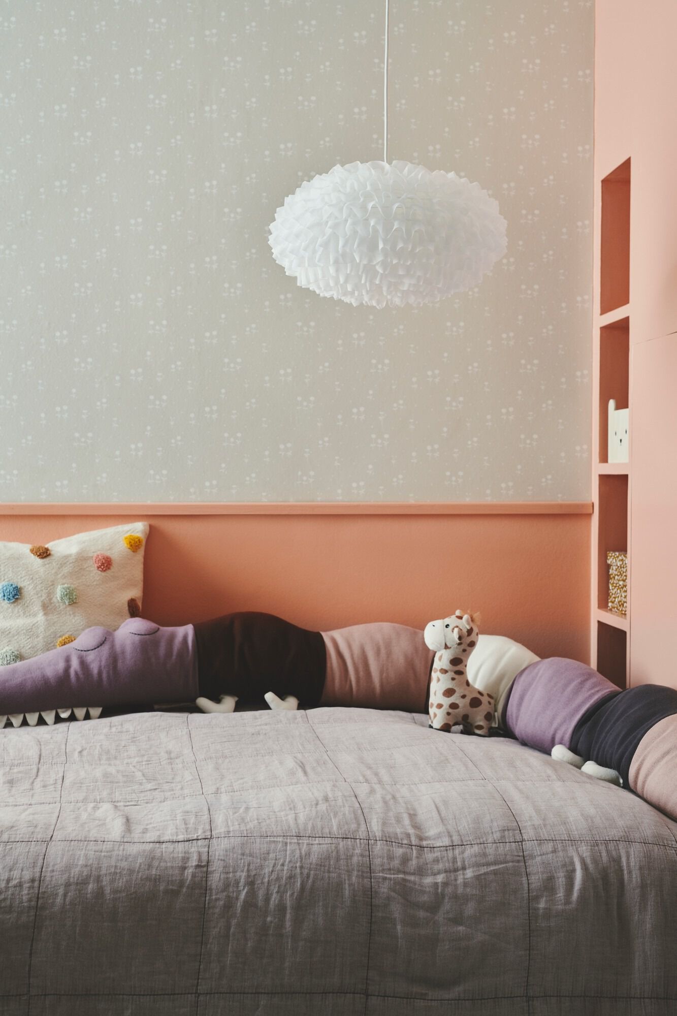 Подвесной светильник из бумаги и ткани Nordlux Villo ARCH-00096153 - Вид №3