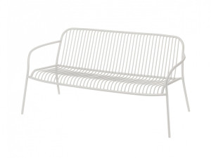 Стальная садовая скамейка