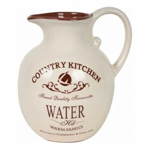 Кувшин керамический 1,85 л кремовый "Кухня в стиле Кантри" TERRACOTTA КУХНЯ В СТИЛЕ КАНТРИ 00-3947078 Бежевый