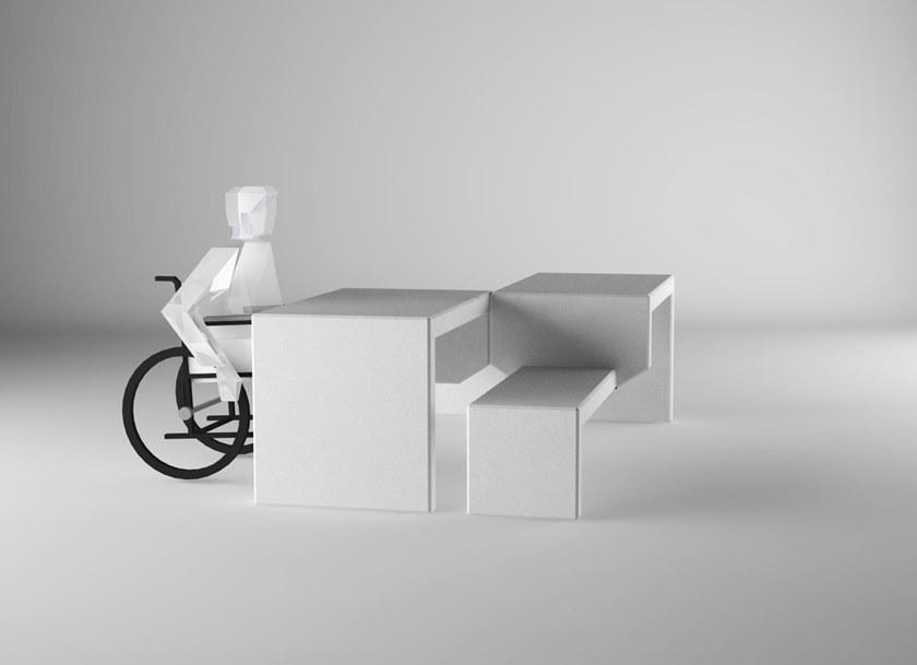 Manufatti Viscio Стол для общественных мест из реконструированного камня sun-id-1457700 - Вид №4