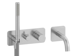 Смеситель для душа с 4 отверстиями и ручным душем