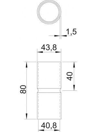 Стальная втулка для электрооборудования OBO Bettermann BlackLine ARCH-00148660 - Вид №6