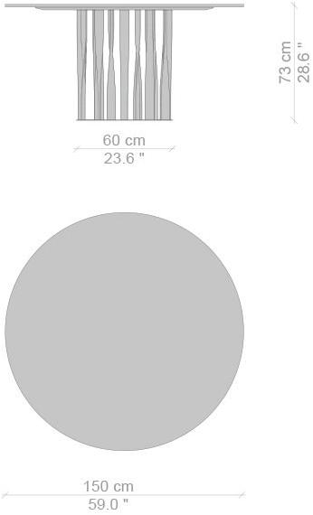 Cassina Стол с алюминиевым основанием sun-id-1443902 - Вид №7