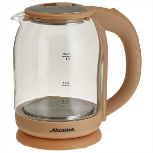 9050539 Электрочайник Аксинья КС-1018 бежевый