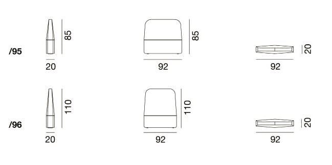 Ткань перегородка de Sede DS-600 ARCH-00063789 - Вид №4