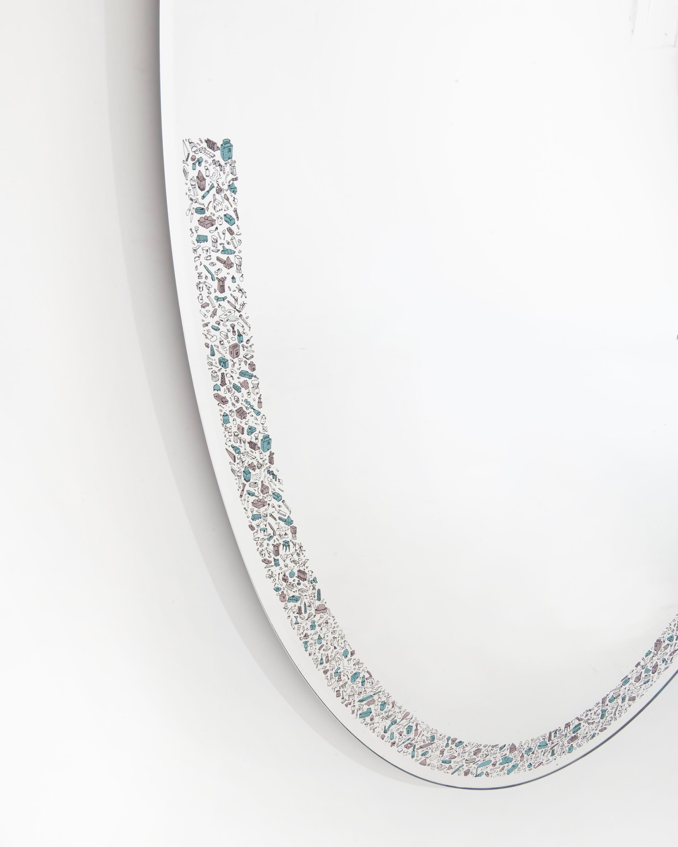 Овальное зеркало Zanotta SOSIA ARCH-00098991 - Вид №3