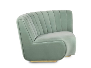 Угловой диван из ткани