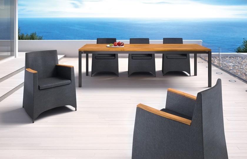 FISCHER MÖBEL Прямоугольный садовый стол из тика Rio sun-id-1389422 - Вид №3