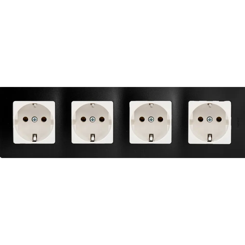 Рамка Legrand Etika на 4 поста в антрацитовом цвете 17367925 STLM-0008061 - Вид №2