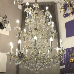 Orion LU 2224/12+6+3 MT-gold/A люстра подвесная