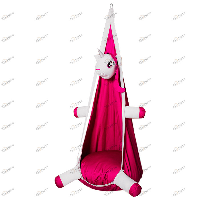 Подвесное кресло-кокон "Единорог" ПОКАЧАЙКА  326707 Розовый Santreyd 