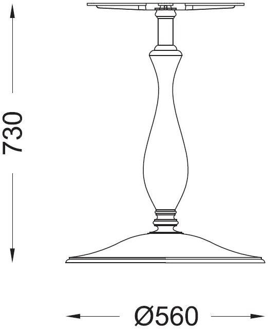 Modus Основание для чугунных столов  Tv2708.001s  - Вид №4