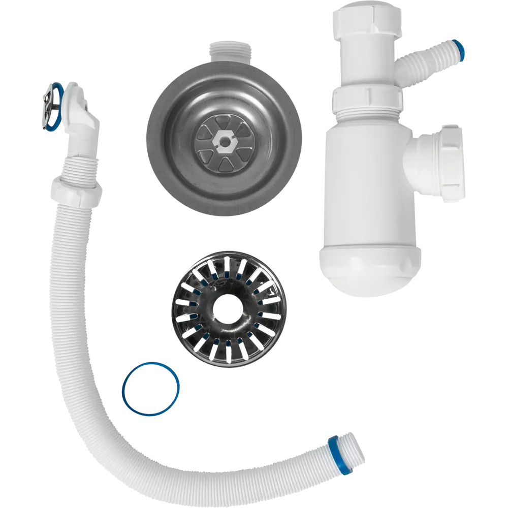 Кухонная мойка DELINIA с крылом 78×51 см, кварц черный 82502614 STLM-0028826 - Вид №6
