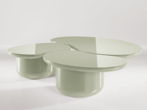 Деревянный журнальный столик