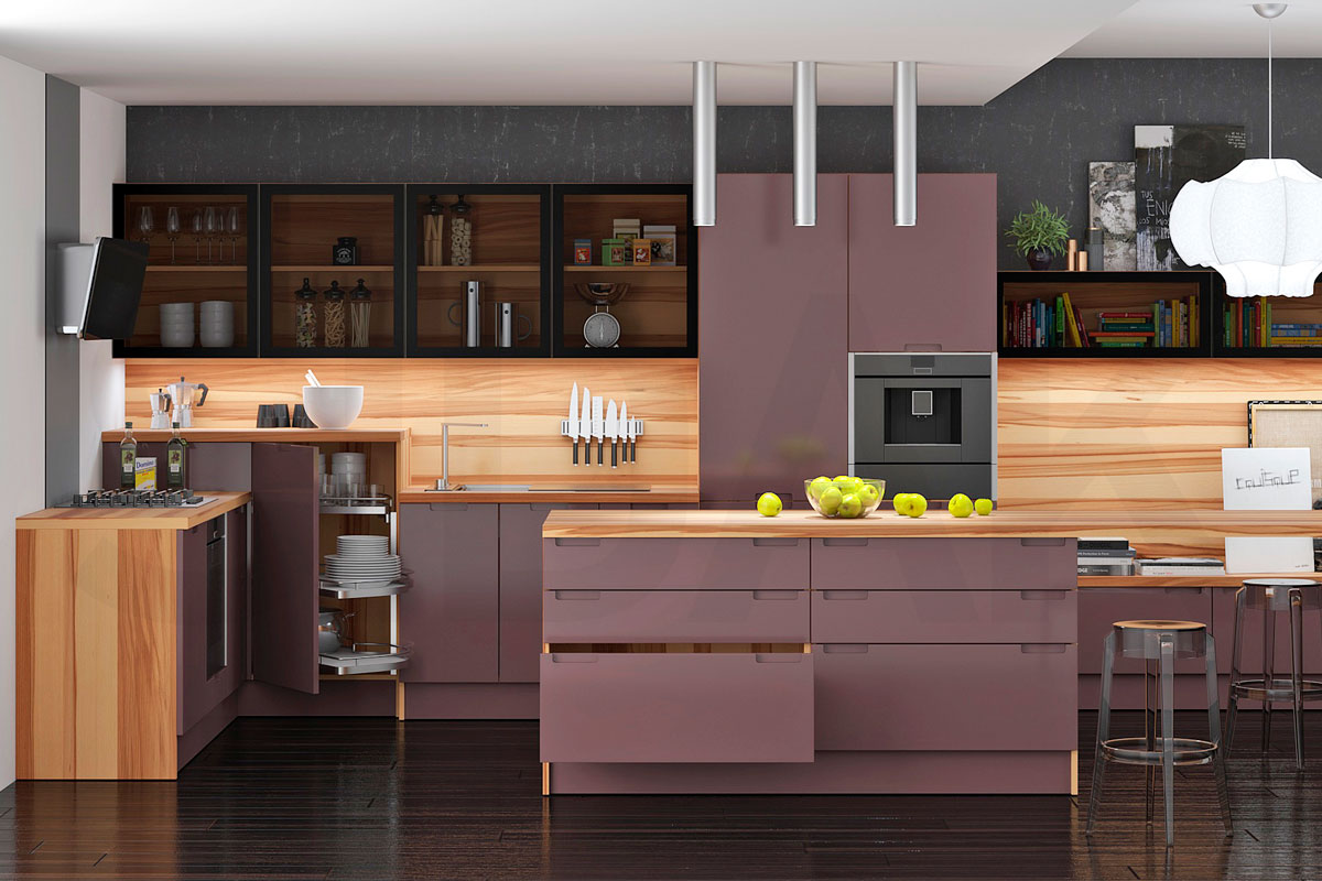 Ручки для кухонной мебели  Фрезеровка «RF4.1» 802 Зеленый SIST2407-4376 SIDAK  - Вид №1