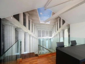 BARRISOL Акустическая натяжная стена с подсветкой из ткани для интерьера