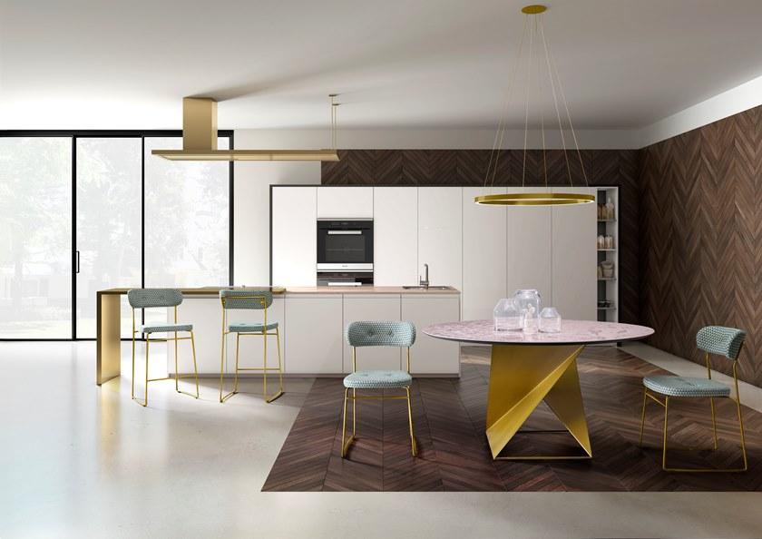 Natisa Раздвижной круглый стол из керамогранита sun-id-1504290 - Вид №3