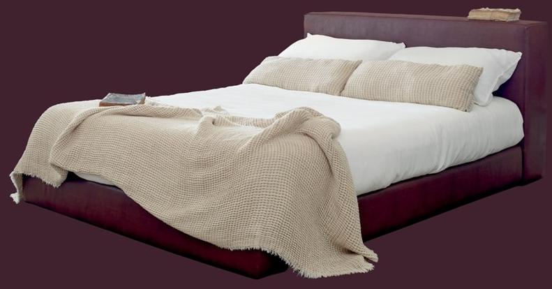 HMD INTERIORS Кровать двуспальная с обивкой кожей sun-id-1344860 - Вид №1