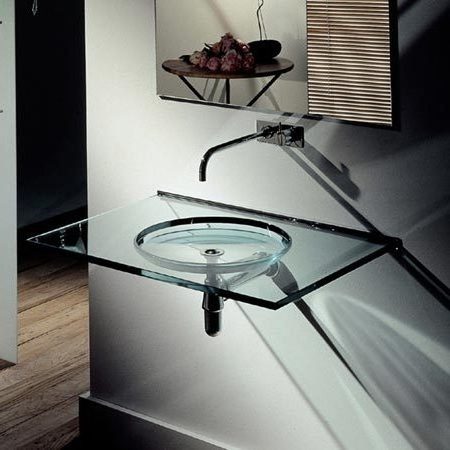 46151 Подвесная раковина настенная овальная Rapsel Nost белая - Вид №1