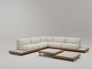 Модульный садовый диван