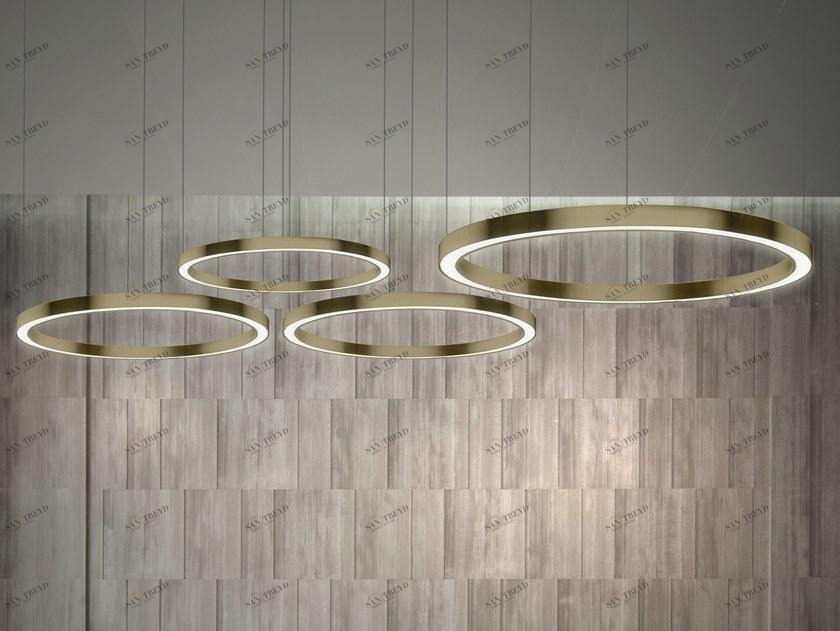 Euroluce Lampadari Светодиодный подвесной светильник из алюминия Profile sun-id-1427035