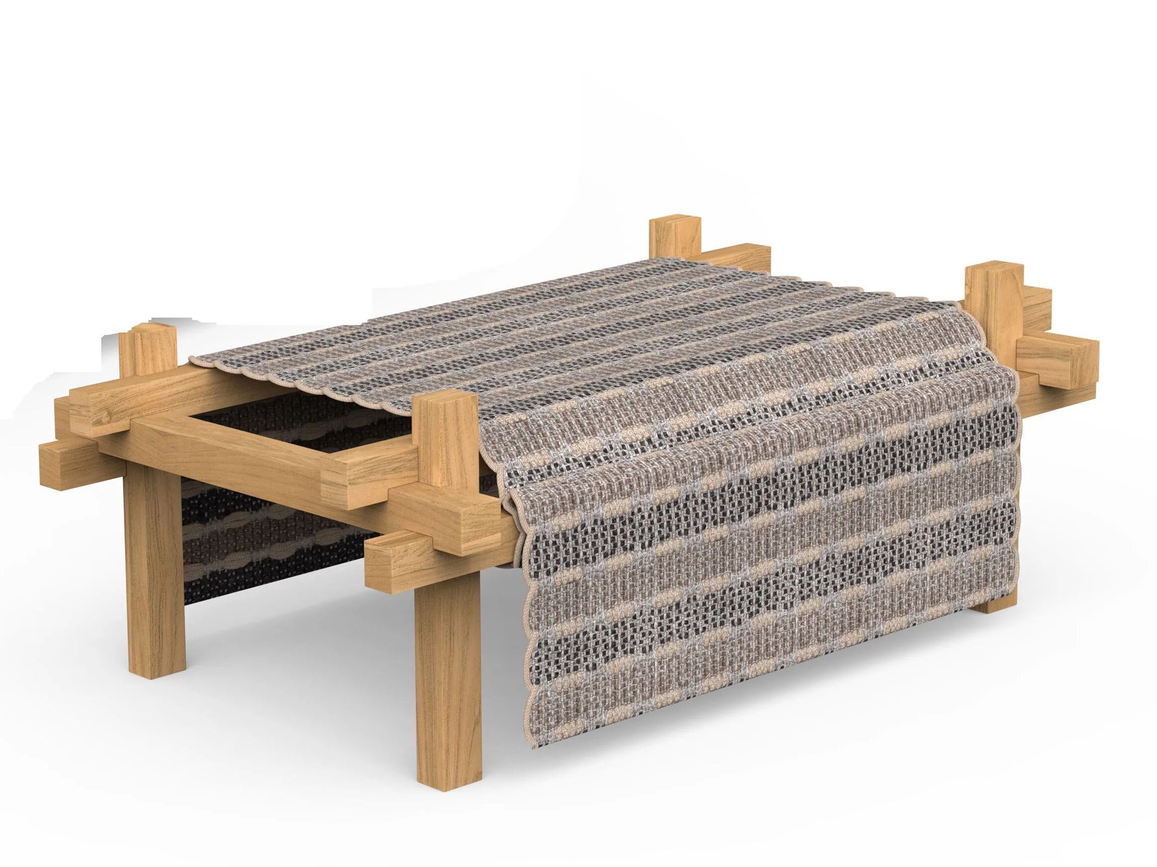 Садовое кресло с подставкой для ног GANDIABLASCO Gandiablasco Edition x Kengo Kuma ARCH-00055045 - Вид №10