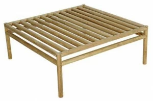 cbdesign Квадратный садовый столик из тика Woo system Tj 328c