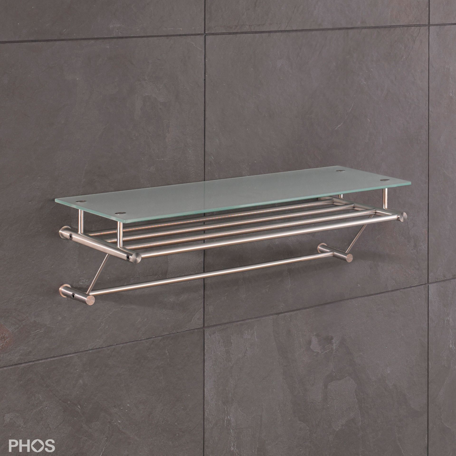 G8-600G Навесной шкаф g8 с 5 платяными штангами и стеклянной полкой - ширина 65 см PHOS 